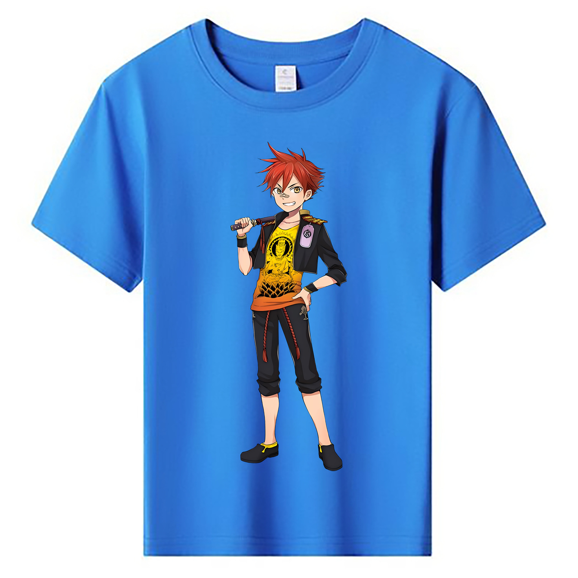 （画像用） 刀剣乱舞 Touken Ranbu 綿100％キッズTシャツ（フロントプリント）